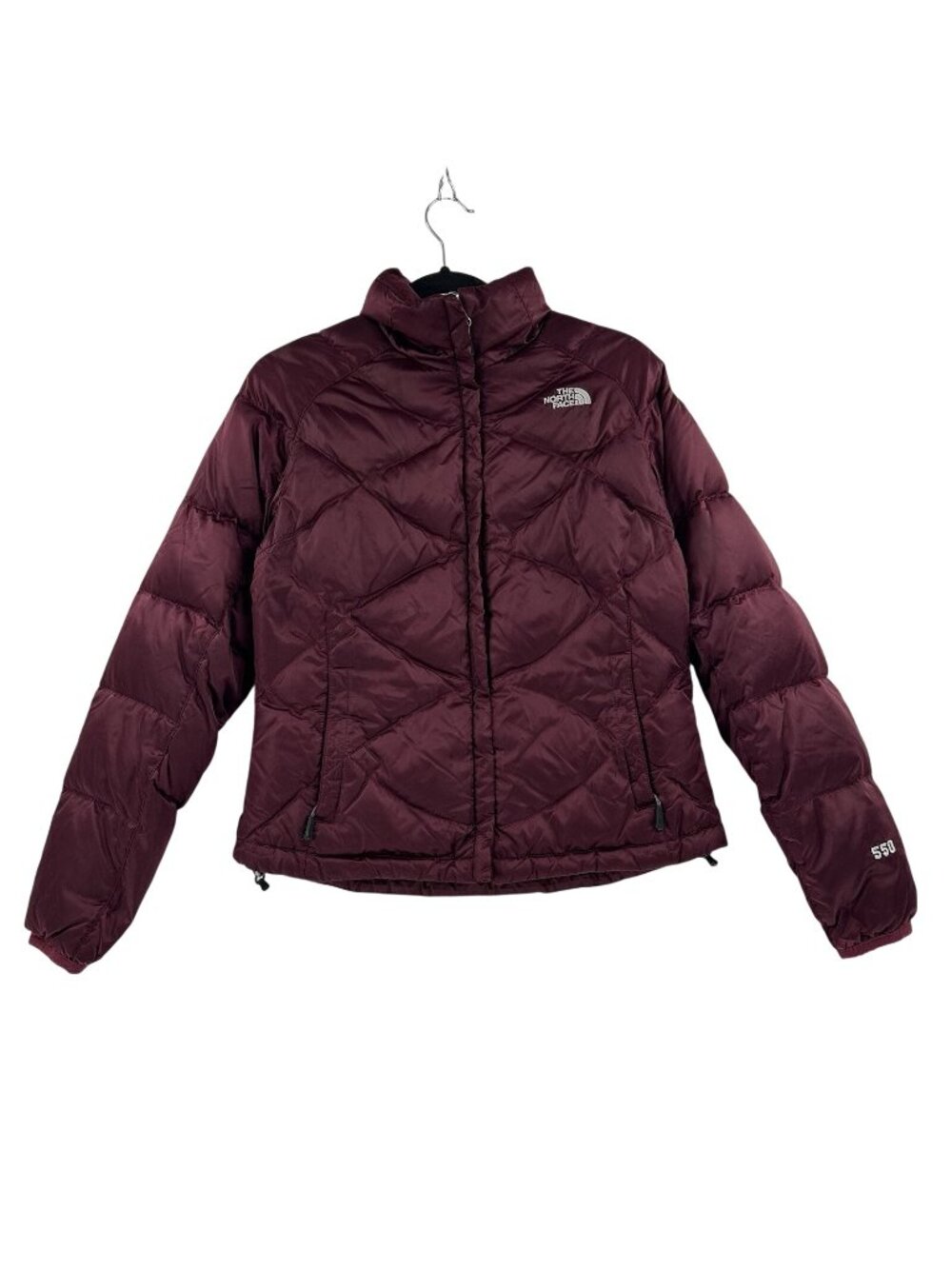 The North Face Aconcagua 550 Puffer Goose Down Coat Jacket Womens Small Burgundy